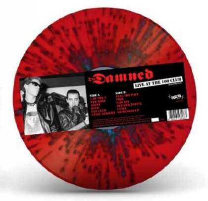 Damned - Live At The 100 Club (Édition Limitée, Red Splatter Vinyl, LP)