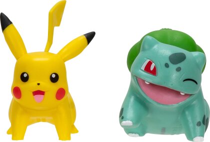 Pokémon - Battle Figure First Partner 2er Pack Bisasam Pikachu