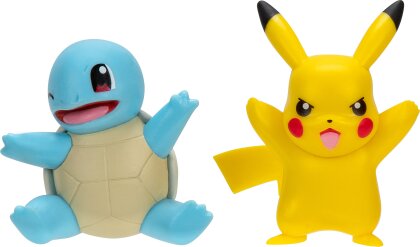 Pokémon - Battle Figure First Partner 2er Pack Schiggy Pikachu