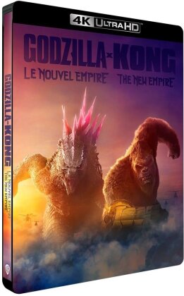 Godzilla x Kong : Le Nouvel Empire (2024) (Édition Limitée, Steelbook, 4K Ultra HD + Blu-ray)