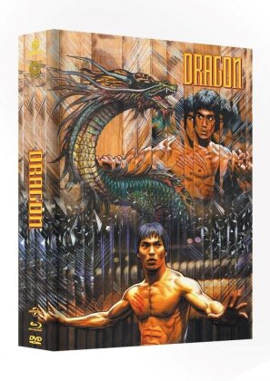 Dragon - The Bruce Lee Story (1993) (Cover A, + Comic, Édition Limitée, Mediabook, Blu-ray + DVD)
