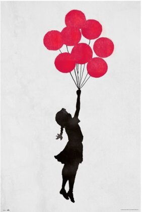 Poster - Petite fille aux ballons - Banksy