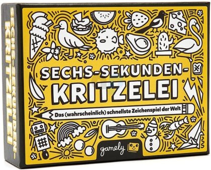 SECHS-SEKUNDEN-KRITZELEI - Das (wahrscheinlich) schnellste Zeichenspiel der Welt