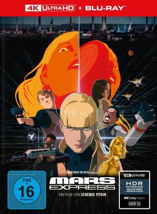 Mars Express (2023) (Collector's Edition Limitata, Mediabook, 4K Ultra HD + Blu-ray)