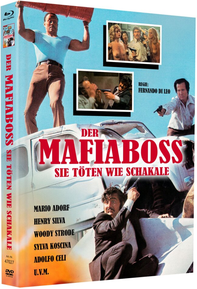 Der Mafiaboss - Sie töten wie Schakale (1972) (Cover H, Limited Edition, Mediabook, Blu-ray + DVD)