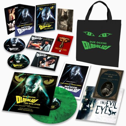 Due occhi diabolici (1990) (Ultra Limited Deluxe Edition, Blu-ray + CD + LP + Livre)
