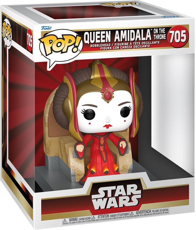 Amidala sur son trône - Star Wars (705) - POP Animation - Deluxe - 12 cm Edizione Anniversario, Deluxe Edition