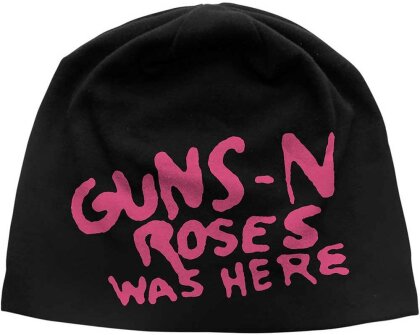 Guns N' Roses Unisex Beanie Hat - Was Here JD Print