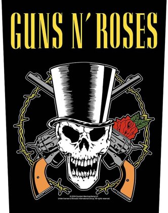 Guns N Roses - Skull & Guns Backpatch