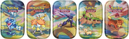 Pokémon JCC : Mini-boîte Magnifique Paldea (Cléopsytra / Mucuscule / Phyllali / Plumeline / Pachirisu - 1X Mini-Boîte Aléatoire)