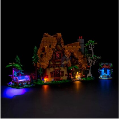 Light My Bricks - Kit di illuminazione a LED per LEGO® 43242 Il cottage di Biancaneve e i Sette Nani