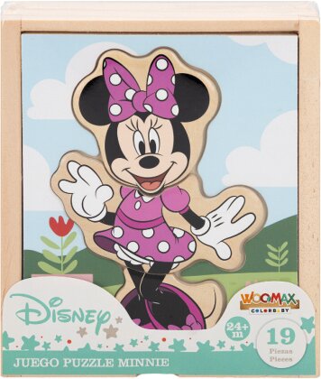 Disney Holzpuzzle Minnie - 19 Teile, total 6 Minnie-