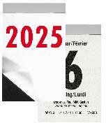Biella Abreisskalender Block 3, 5,4x8 cm - 1 Tag pro Seite 2025