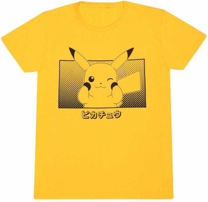 T-shirt - Pikachu Katakana - Pokemon - L - Size L