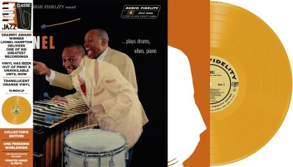Lionel Hampton - Lionel Plays Drums, Vibes, Piano (2024 Reissue, LMLR, Édition Limitée, Orange Vinyl, LP)
