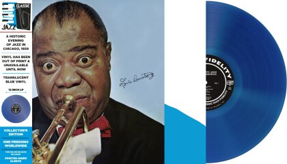 Louis Armstrong - Definitive Album By Louis Armstrong (LMLR, Limited Edition, Blue Vinyl, LP)
