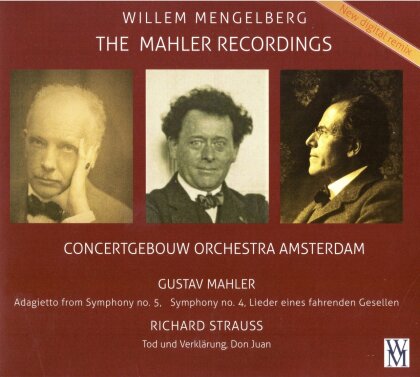Willem Mengelberg, Gustav Mahler (1860-1911), Richard Strauss (1864-1949) & Royal Concertgebouw Orchestra - Adagietto From Symphony no. 5, Symphony No. 4 / Richard Strauss: Tod und Verklärung, Don Juan (New Digital Remix 2020, 2 CDs)