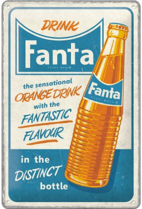 Fanta - Sensational Orange Drink 20x30cm Blechschild