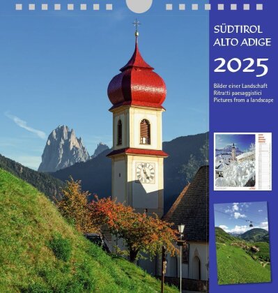 Südtirol 2025 - Postkartenkalender Hochformat