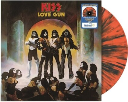 Kiss - Love Gun (2020 Reissue, Tangerine/Aqua Splatter Vinyl, LP)
