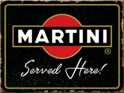 Martini - Served Here Magnet