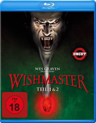 Wishmaster 1 & 2 (Uncut, 2 Blu-rays)