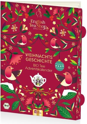 ETS - Tee Adventskalender Teebuch "Weihnachtsgeschichte", BIO, 24 Teebeutel