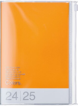 MARK'S 2024/2025 Taschenkalender B6 vertikal, Colors - Orange