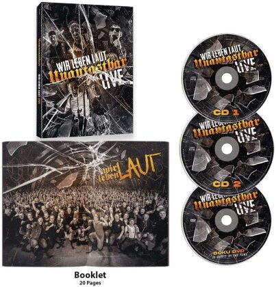 Unantastbar - Wir Leben Laut - Live (Digipack, 2 CDs + DVD)