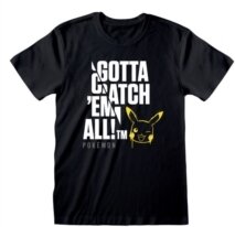 Pokemon: Jumbo Gotta Catch Em All! Text - T-Shirt