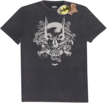 Batman: Skull Crest - Acid Wash T-Shirt