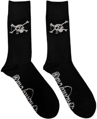 Motley Crue Unisex Ankle Socks: Skull (UK Size 7 - 11)