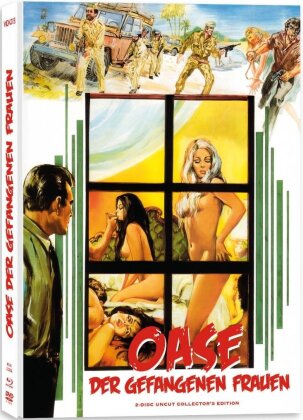 Oase der gefangenen Frauen (1982) (Cover B, Collector's Edition Limitata, Mediabook, Uncut, Blu-ray + DVD)