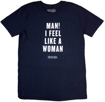 Shania Twain Unisex T-Shirt - Feel Like A Woman - Taille XL