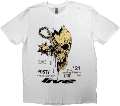 Post Malone - Leeds & Reading (White) T-Shirt - Grösse XXL