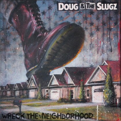 Doug & The Slugz - Wreck The Neighborhood (Clear W/ Oxblood Red, Denim Blue & Black Splatter Vinyl, LP)