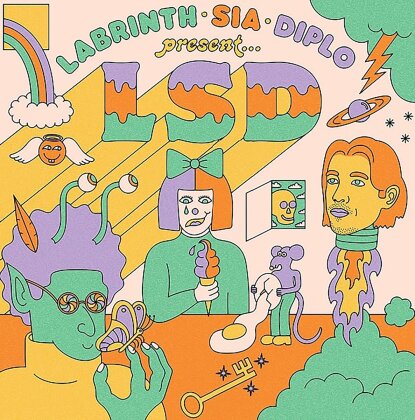Labrinth, Sia & Diplo - LSD (2024 Reissue, Alternate Cover, Anniversary Edition, Green Vinyl, LP)