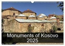 Monuments of Kosovo 2025 (Wall Calendar 2025 DIN A3 landscape) - CALVENDO 12 Month Wall Calendar