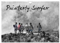 Painterly Surfer (Wall Calendar 2025 DIN A4 landscape) - CALVENDO 12 Month Wall Calendar