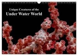 Unique Creatures of the Under Water World (Wall Calendar 2025 DIN A3 landscape) - CALVENDO 12 Month Wall Calendar