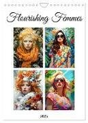 Flourishing Femmes (Wall Calendar 2025 DIN A4 portrait) - CALVENDO 12 Month Wall Calendar