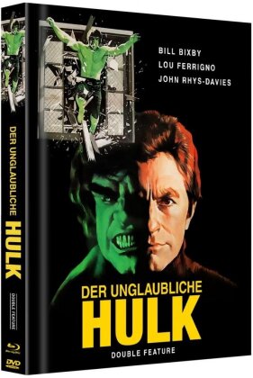 Der Unglaubliche Hulk (Cover B, Double Feature, Limited Edition, Mediabook, 2 Blu-rays + 2 DVDs)