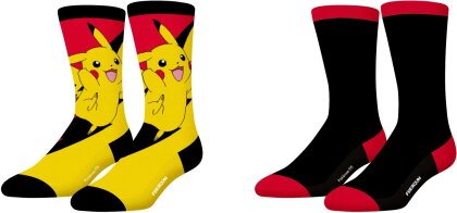 Pack de 2 - Chaussettes - Pikachu - Pokemon - 39/42 - Taille 39/42