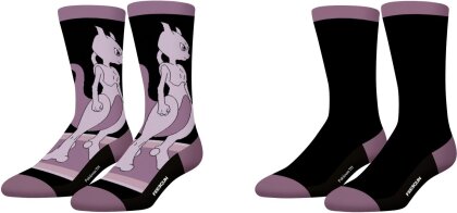 Pack de 2 - Chaussettes - Mewtwo - Pokemon - 39/42 - Taille 39/42