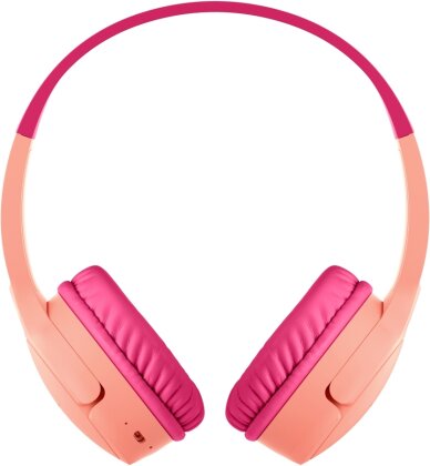 Belkin SOUNDFORM Mini Bluetooth - On-Ear Headphones for Kids - pink
