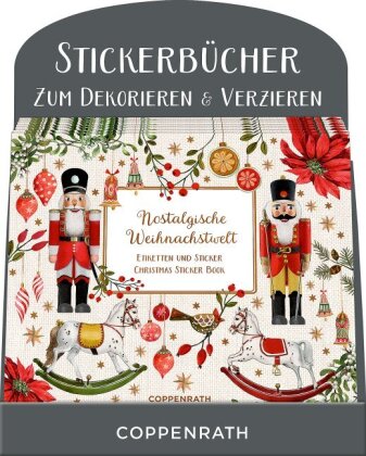 Stickerbuecher nostalgische Weihnachtswelt - Best. Nr. 95726 / Thekenaufsteller = 10 Exemplare