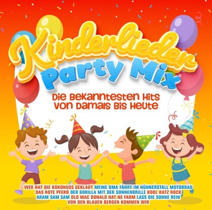 Kinderlieder Party Mix – Die Bekanntesten Hits (2 CDs)