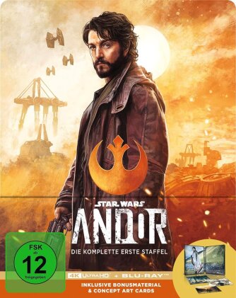 Andor - Staffel 1 (Edizione Limitata, Steelbook, 3 4K Ultra HDs + 3 Blu-ray)