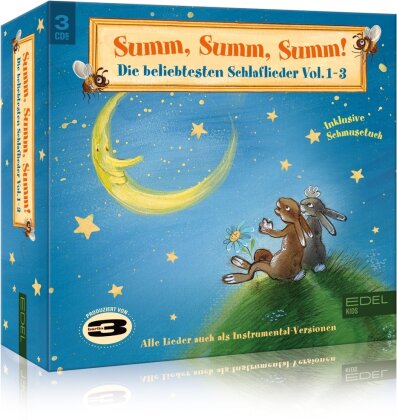 3berlin - Schlaflieder-Box - Vol.1-3 inkl. Schmusetuch (3 CDs)