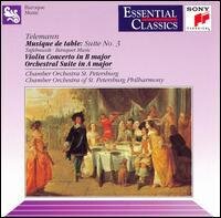 Georg Philipp Telemann (1681-1767), Boris Kusnezow, Lazar Gosman, Marina Lugovier, … - Musique de table Suite No. 3, Violin Concerto in B major - Orchestral Suite in A Major